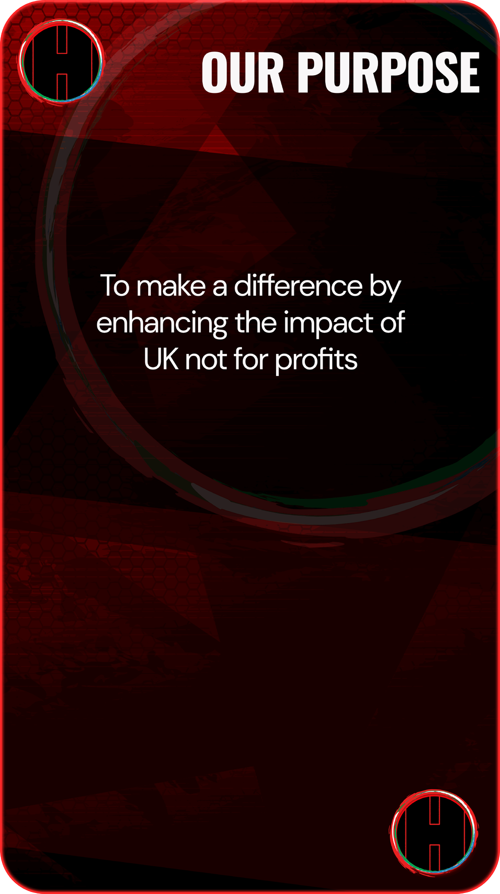 heaward solutions purpose card detailing Heward Solutions purpose